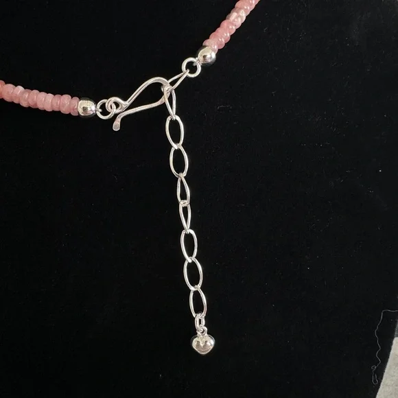 Jay King Rhodochrosite Graduated Bead 18" Sterling Silver Necklace - Picture 5 of 7